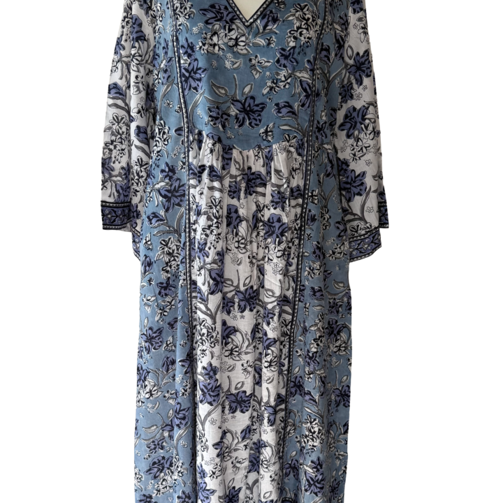 Bohemian Bell Sleeved Maxi Dress