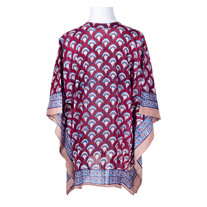 Button-down Short Kaftan Top