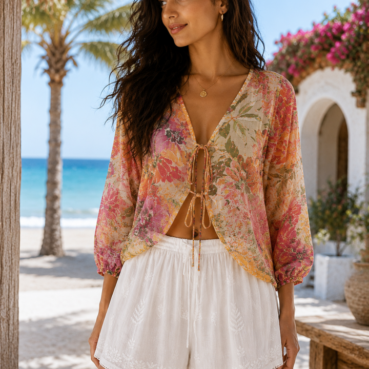 Embroidered Shorts