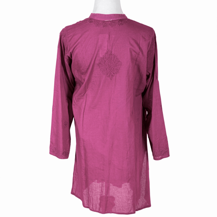 High Collar Tunic Top