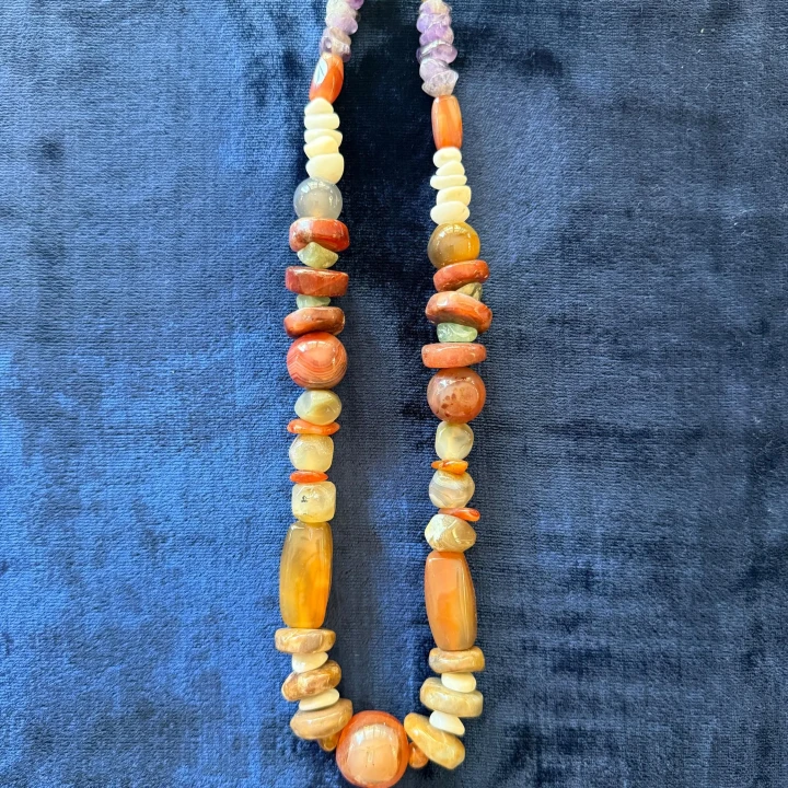 Multi-Colored Semi Precious Stone Necklace