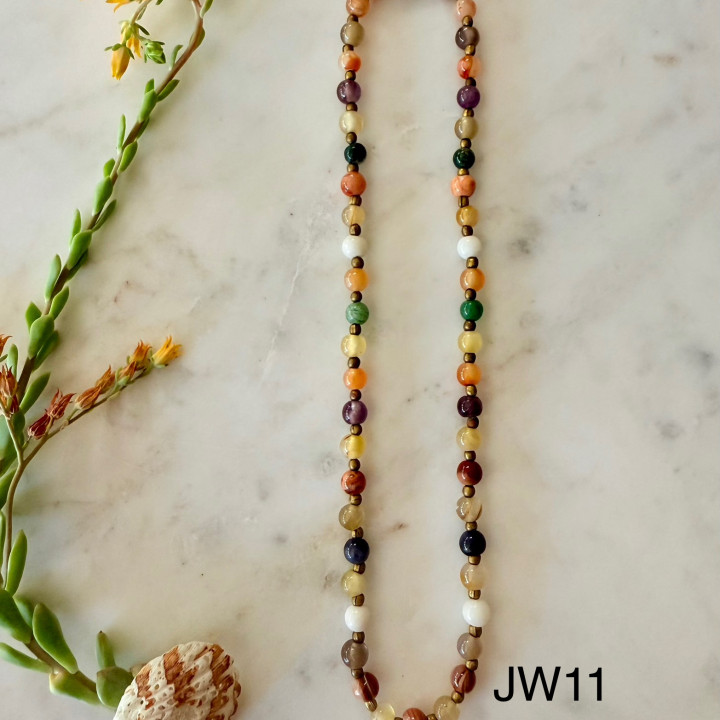 Earthy & Elegant Semi-Precious Stone Necklace