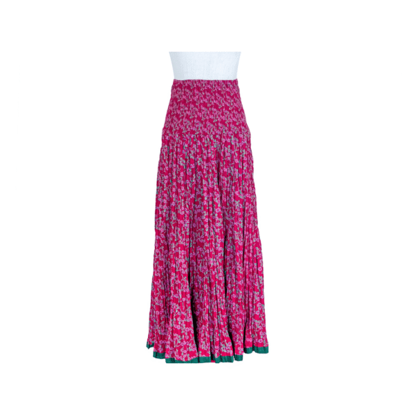 Block Print Crinkled 90 cms Skirt