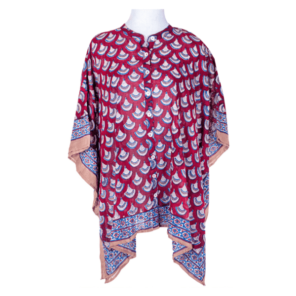 Alternative view of Button-down Kaftan Top