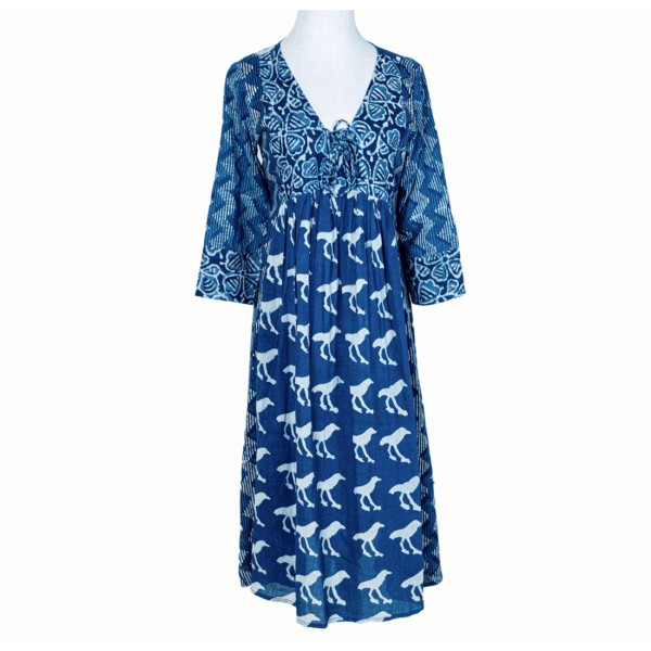 Tie Front Midi