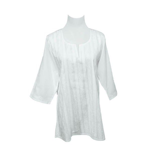 Double Pleated Tunic Top