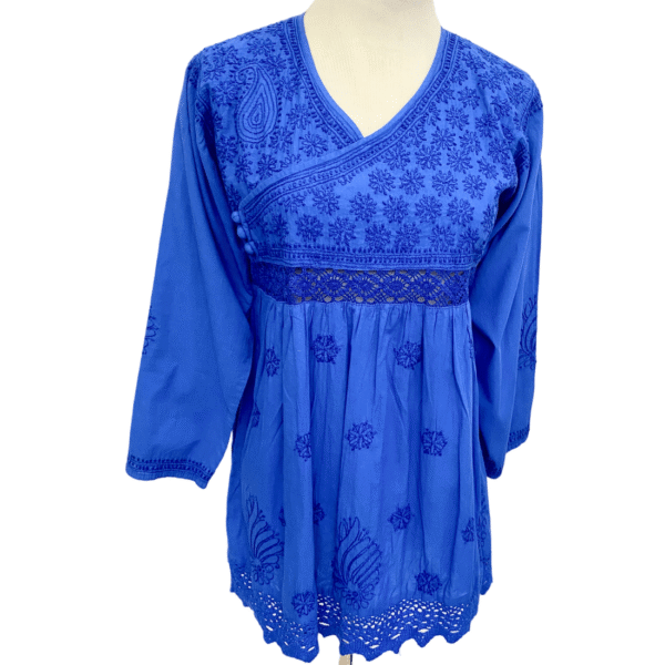 Angarkha Embroidered Top